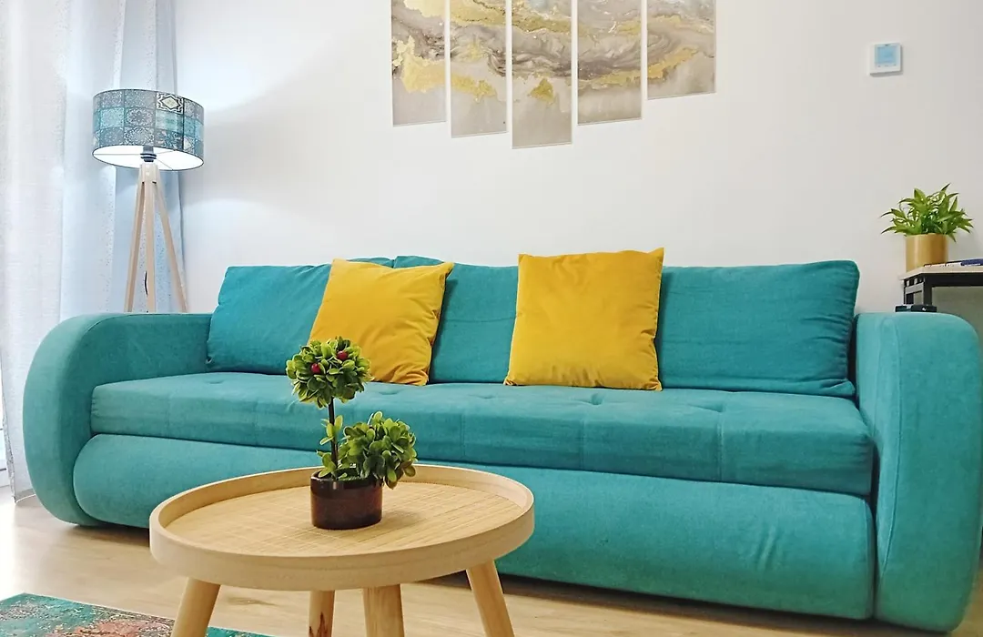 Sunshine - New & Quiet 1br Apt, Business Area, Close To Airport, Highway A3, Subway Bucharest